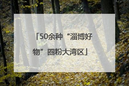 50余种“淄博好物”圈粉大湾区